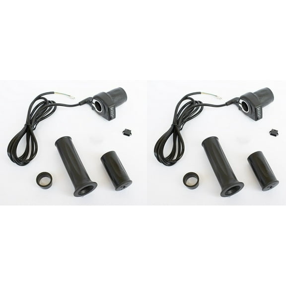 2 pack 24V Half-Twist Throttle 5 wire w indicator f razor electric scooter ebike