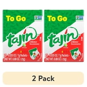 (2 pack) (25 Pack) Tajin® Clasico Seasoning, Mexican Chili Lime Seasoning To-Go Packets, 0.035 oz