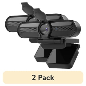 (2 pack) Vizolink 2K/1080p Webcam with 2 Microphones for PC Laptop Conference Streaming Gaming Autofocus USB Web Cam