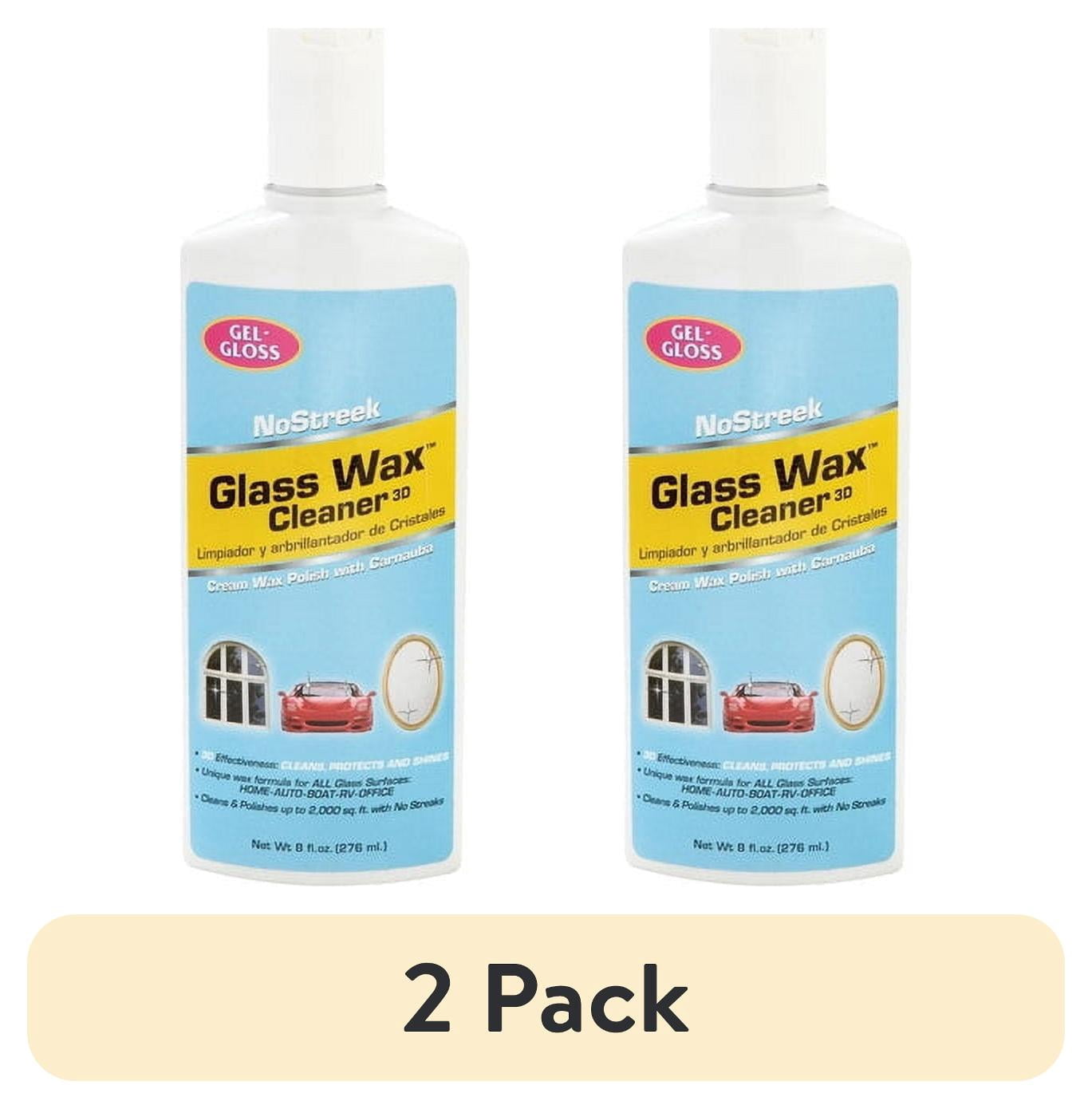 Computer Disinfectant (2 pack) 2Pc Gel-Gloss NoStreek No Scent Glass Wax Cleaner 8 oz Liquid ...