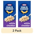 thumbnail image 1 of (2 pack) Pack of 2 Kraft White Cheddar Mac & Cheese Macaroni and Cheese Dinner Pasta Shells, 7.3 oz Box, 1 of 4
