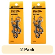 (4 pack) 3/8" Mini Swivel Eye Bolt Snaps, 2 Count, Peerless Chain, #4726538