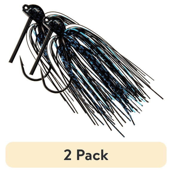 (2 pack) Buckeye Lures G-Man Flipping Jig 3/8 oz. – Black Blue