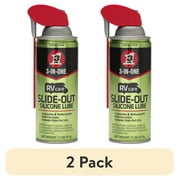 2 pack 3-IN-ONE RVcare Slide-Out Silicone Lubricant Spray, 11 oz Can