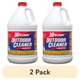 thumbnail image 1 of (2 pack) 30 SECONDS Outdoor Cleaner - Cleans Algae, Mold, and Mildew Stains, 1 Gallon Concentrate for Concrete and Outdoor Surfaces, 1 of 12