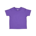 thumbnail image 1 of (2 pack) 4.5-ounce Boy's Fine Boy's Jersey Purple Cotton T-shirt, 1 of 3
