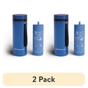 2 pack 4ALLFAMILY Nomad Big 48 Hour Insulin Cooler TSA Approved Biogel Ice Pack Fits 1-7 Pens, Hard Shell, Blue