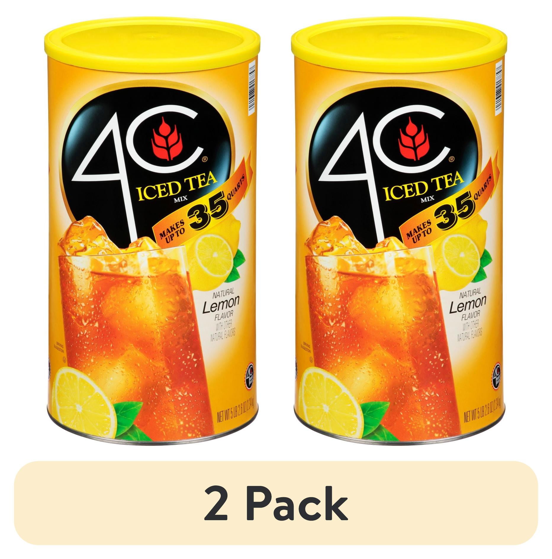 2 pack) 4C Lemon Iced Tea Mix, 82.6oz - Walmart.com