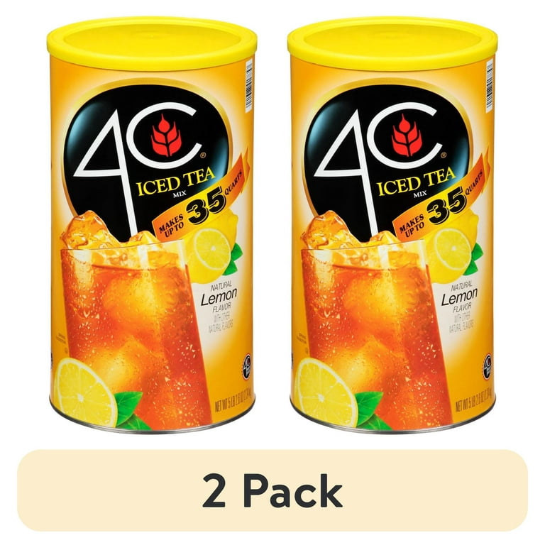 c tea cティー4個 2 pack) 4C Lemon Iced Tea Mix, 82.6oz - Walmart.com