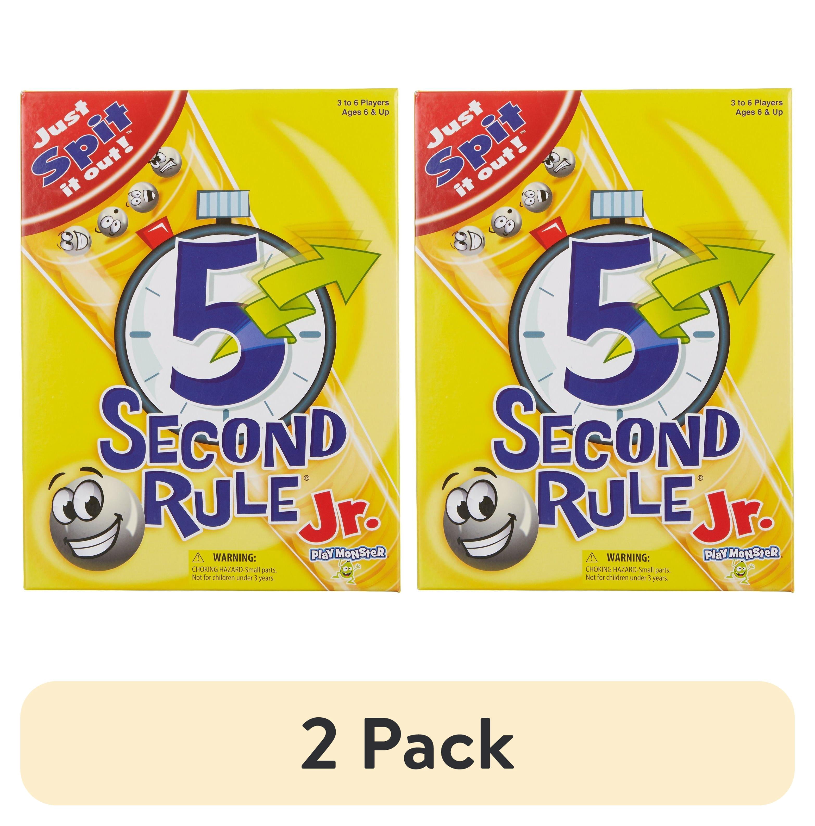 (2 pack) 5 Second Rule Jr. Party Game, by PlayMonster