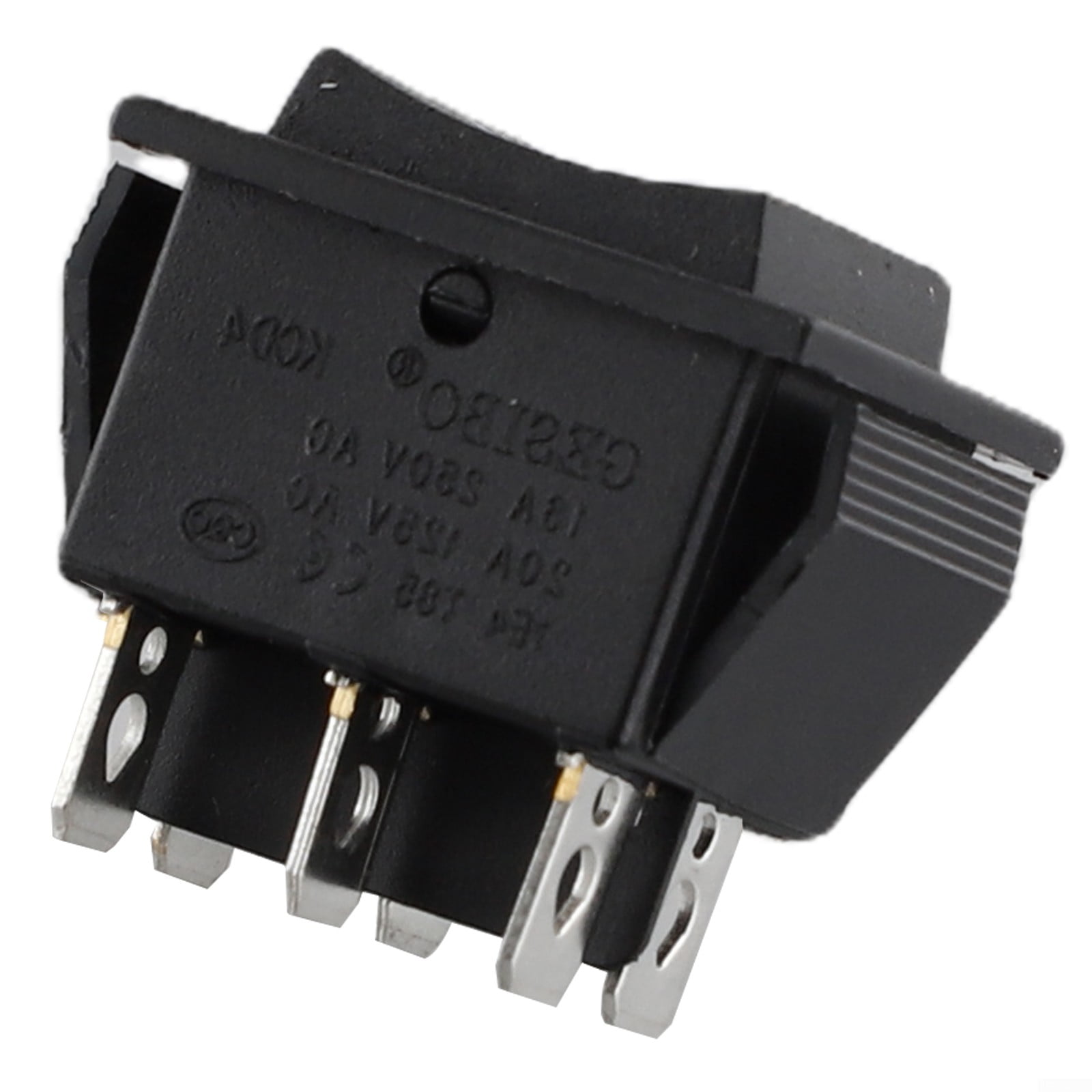 2pack 6 PIN DPDT Double Pole Double Throw 20 Amp Momentary Rocker Switch