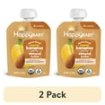 thumbnail interactive-video image 1 of (2 pack) Happy Baby Organics Nutty Blends Stage 2, Bananas & Almond Butter Organic Baby Food, 3 oz Pouch, 1 of 11