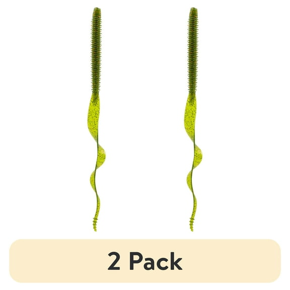 (2 pack) 6th Sense – Boosa 9.6 Ribbon Tail Worm, High-Action Soft Plastic Bass Bait