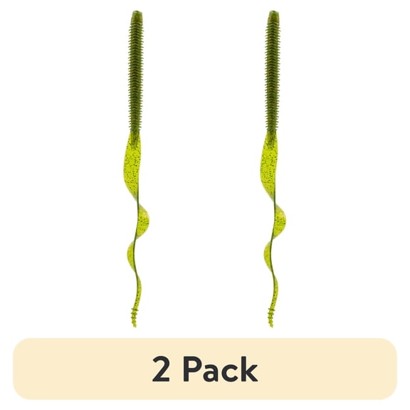 (2 pack) 6th Sense – Boosa 9.6 Ribbon Tail Worm, High-Action Soft Plastic Bass Bait