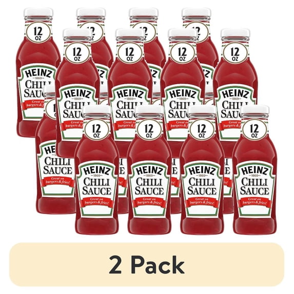 (2 pack) (8-Pack) Heinz Chili Sauce, 12 oz. Bottle