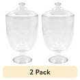thumbnail image 1 of (2 pack) 81oz. Candy Container with Lid, Clear Plastic, 1 Count, Party Favors, Way to Celebrate, 1 of 6
