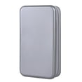thumbnail image 1 of (2 pack) 96 Capacity CD Case,Gray Hard Plastic CD/DVD Holder Portable Wallet, 1 of 9
