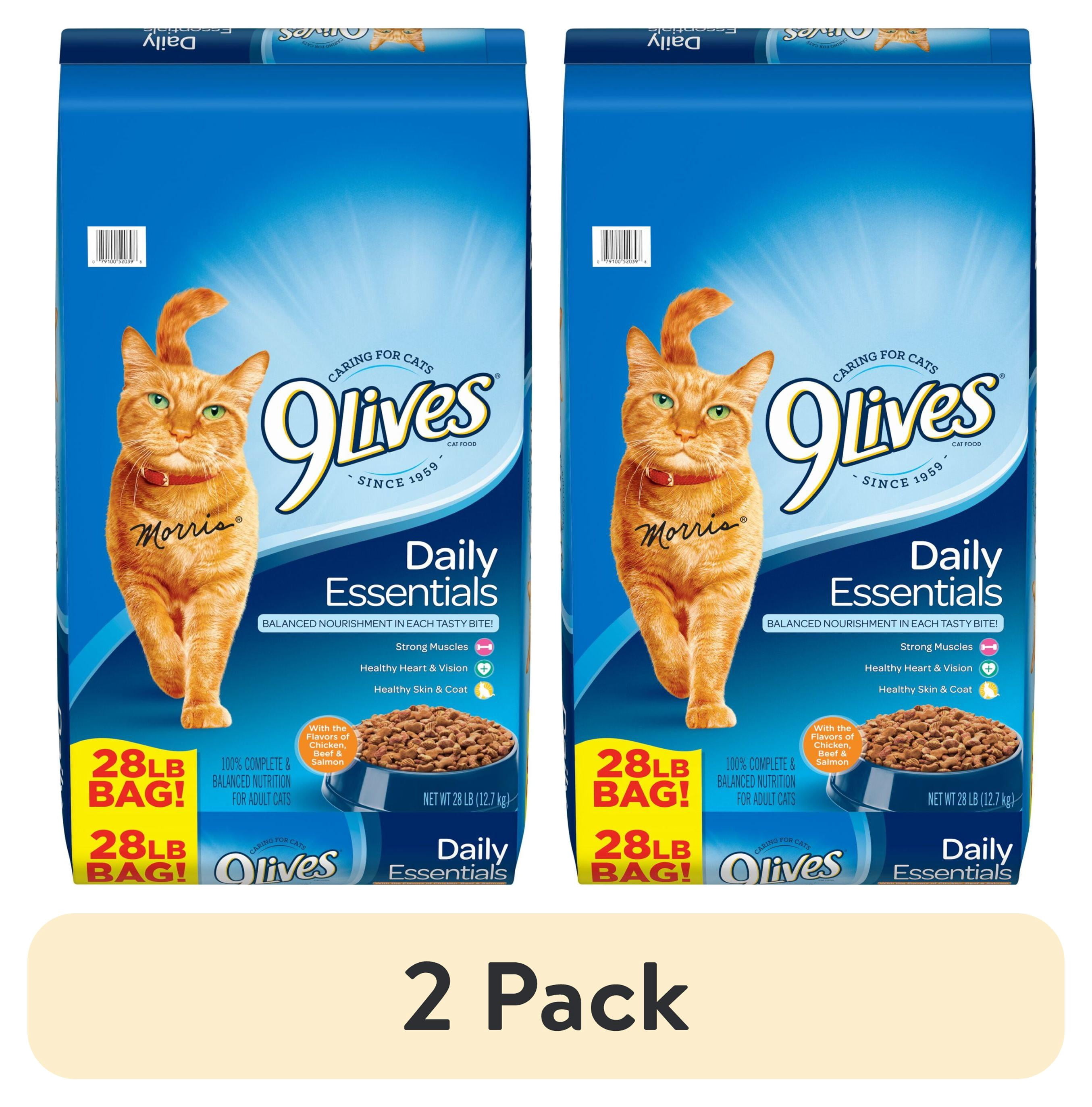 (2 pack) 9Lives Daily Essentials Dry Cat Food, 28 lb. Bag