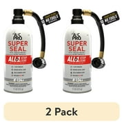 (2 pack) A/C Pro Super Seal All-In-One Stop Leak Charging Kit - 11 OZ