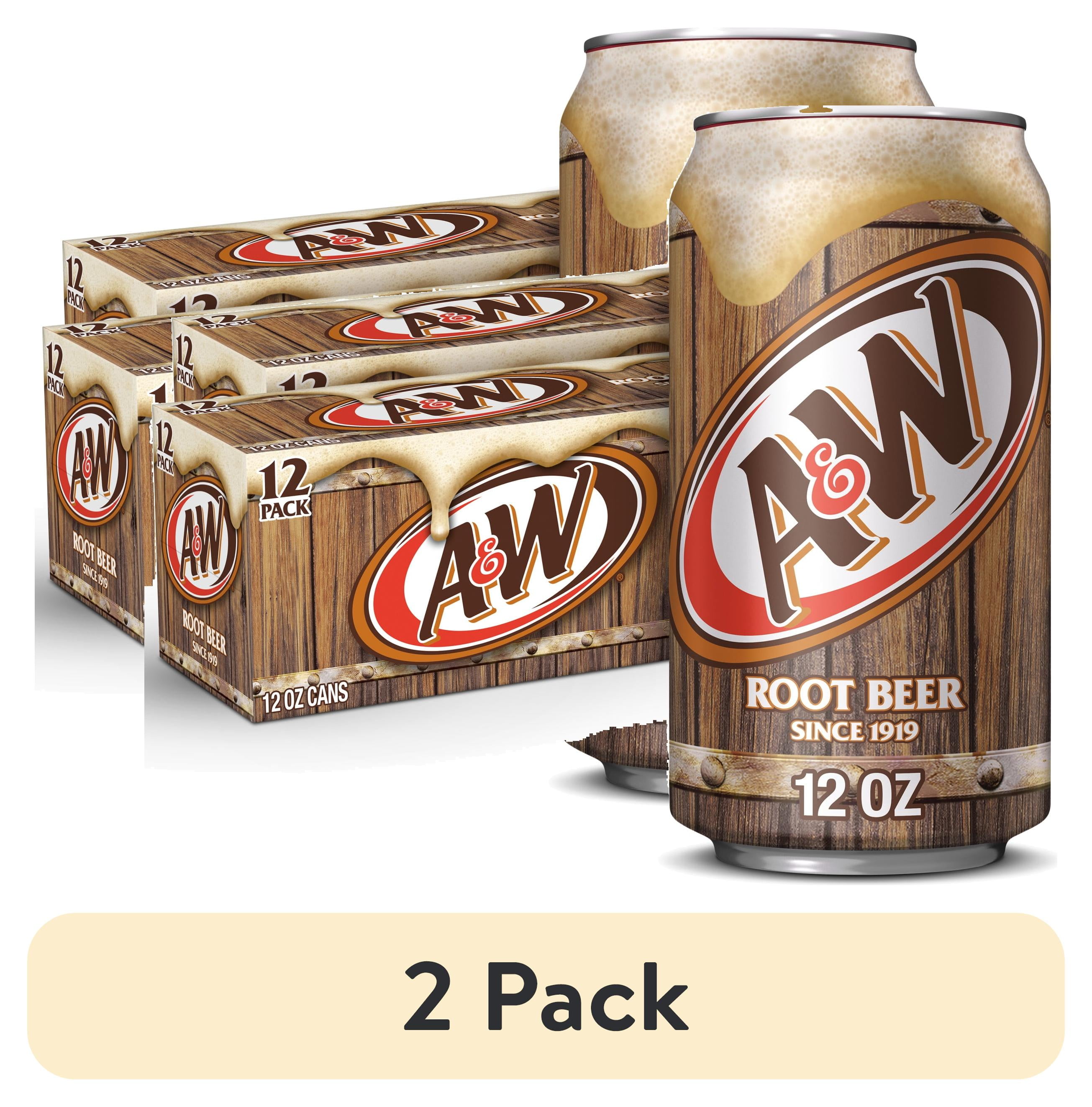 A&W ROOT BEER 12 缶✖︎４ケース 2-pack-A-W-Root-Beer-Soda-Pop-