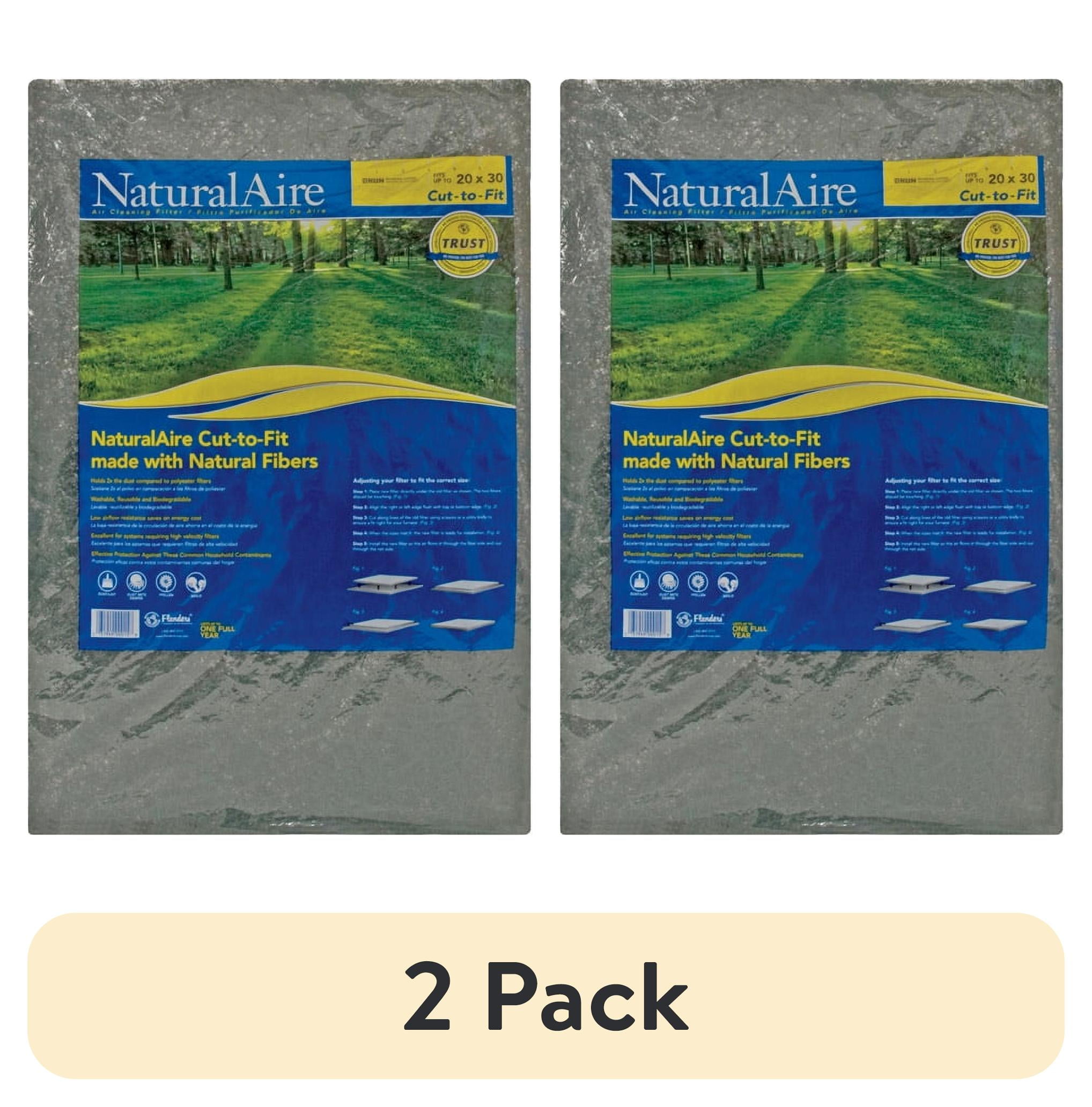 (2 pack) AAF Flanders SM1006 NaturalAire Cut-to-Fit Media Pad, MERV 1 Natural Fiber Media Filter