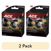 2 pack ACE Brand Dual Knee Strap, Adjustable Brace, One Size Fits Most, 1 Strap