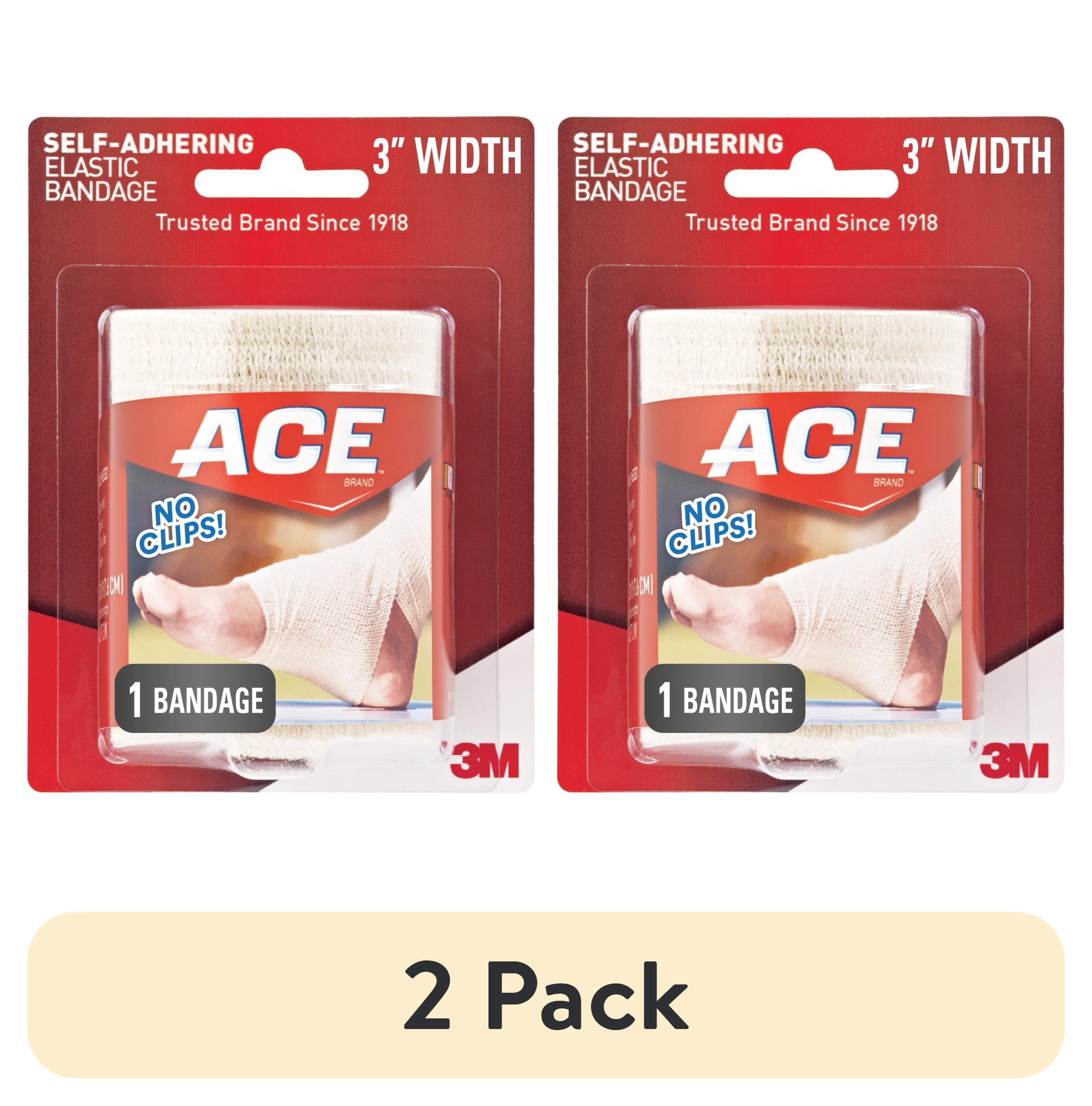 (2 pack) ACE Brand Self-Adhering Elastic Bandage 3 in., Beige