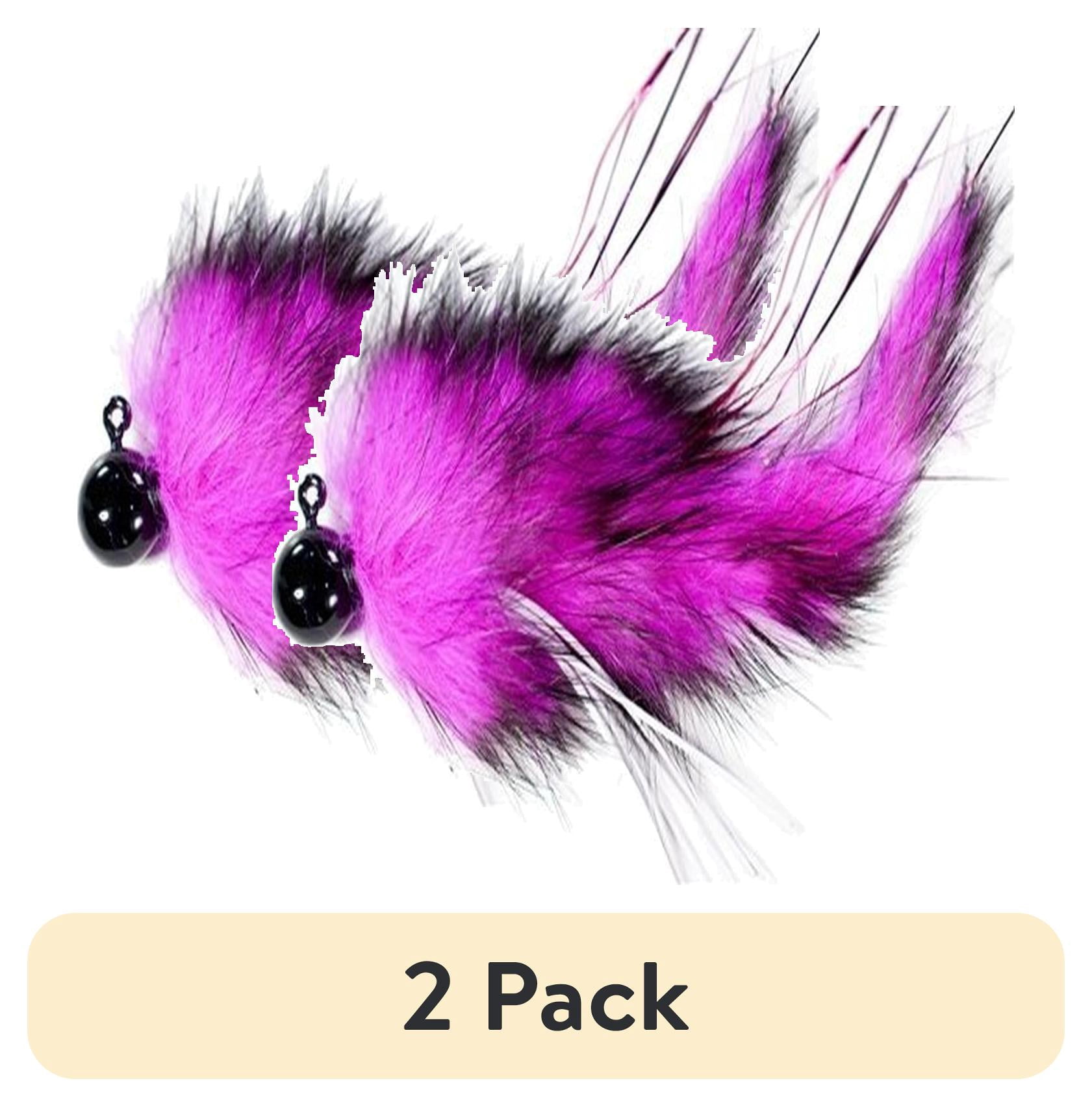 (2 pack) AEROJIG SALMON TWITCHING JIG - PNK/BLK 1/2 OZ