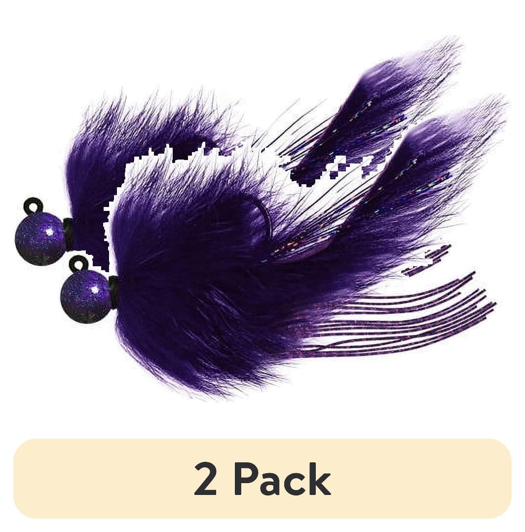 (2 pack) AEROJIG SALMON TWITCHING JIG - PURPLE 1/2 OZ