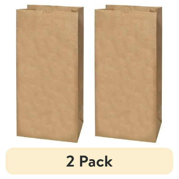 (2 pack) AMPAC Lawn and Leaf Bag, 30 gal, 16 in L x 12 in W x 2 Ply Thick 5/pk.