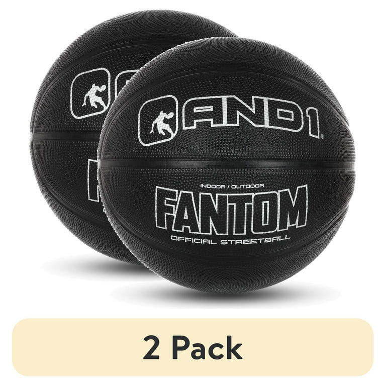 2 pack) AND1 Fantom Rubber Basketball: Size 7 (29.5