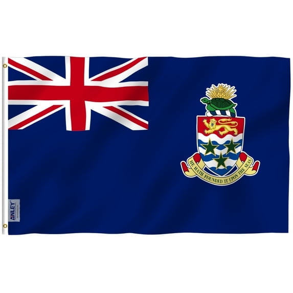 (2 pack) ANLEY 3x5 Feet Cayman Islands Flag - Caymanian Flags