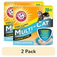 thumbnail image 1 of (2 pack) ARM & HAMMER Multi-Cat Clumping Litter Unscented, 20 lb, 1 of 13