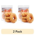 thumbnail image 1 of (2 pack) ASMPET Chicken Wrapped Rawhide Donut Dog Treats, 4ps Long Lasting Dog Bone for Medium Large Dogs, 11oz, 1 of 8