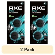 2 pack AXE Mini Vent Clip Car Air Freshener Apollo Scent, 2 Pack