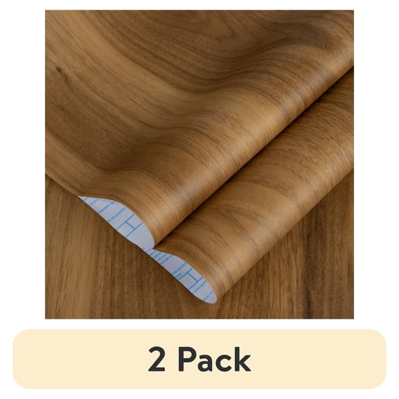 (2 pack) Abyssaly Wood Wallpaper Peel and Stick Contact Paper Removable Vinyl Wallpaper 15.7"×118"