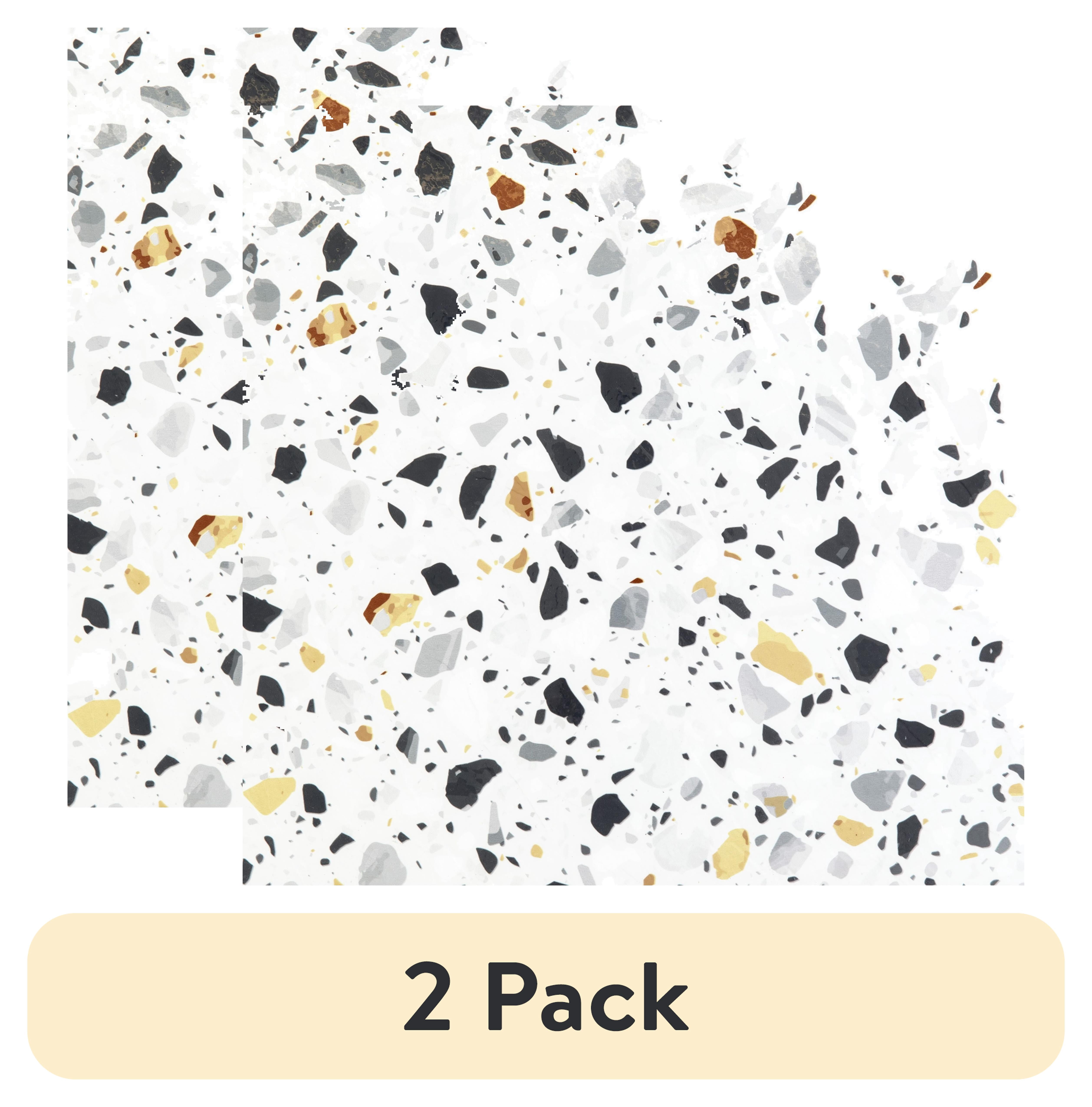 (2 pack) Nexus Mosaic Vinyl Tile 12-in x 12-in
