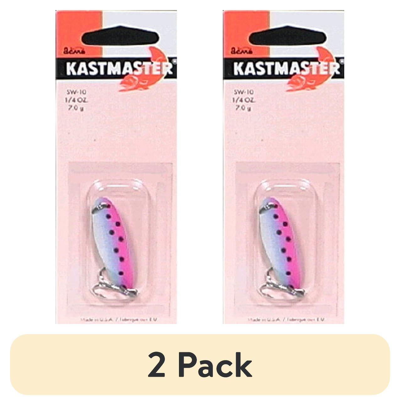 (2 pack) Acme Tackle Kastmaster Fishing Lure Spoon Rainbow Trout 1/4 oz.