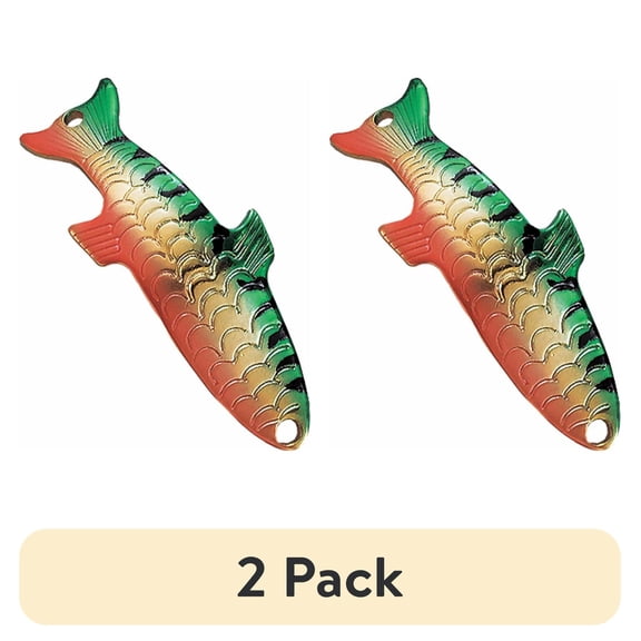 (2 pack) Acme Tackle Phoebe, Fishing Lure Spoon, 1/12 oz., Metallic Perch
