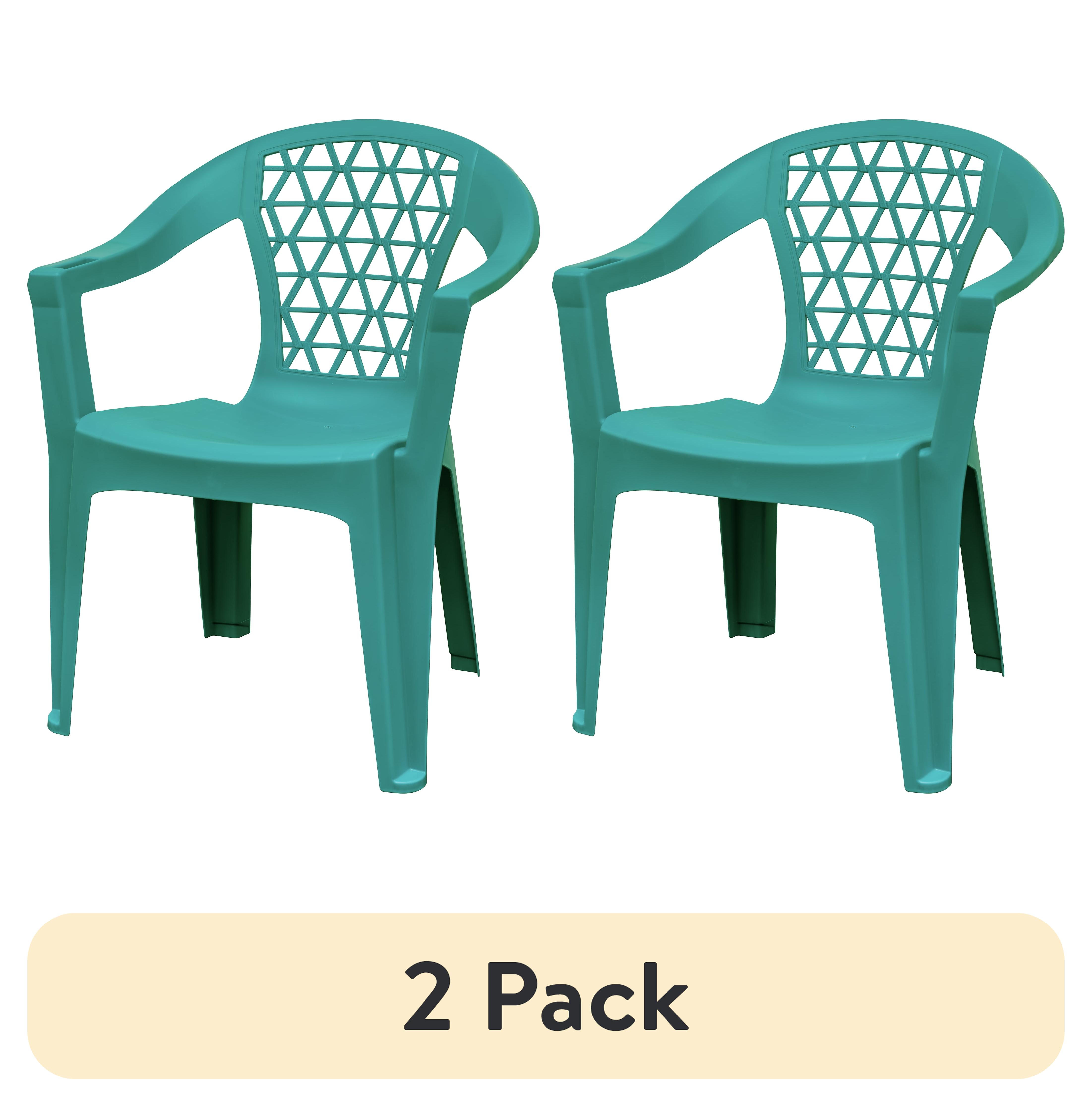 2 Pack Adams Penza Outdoor Resin Stack Chair With Phone Holder 2 Pack Adams Penza Outdoor Resin Stack Chair With Phone Holder