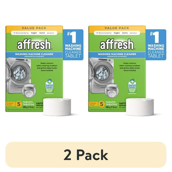 (2 pack) Affresh Washer Cleaner Tablets, 5 Count
