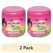 2 pack African Pride Olive Miracle Dream Kids Shine Enhancing Hair Styling Gel, 6 oz, Unisex