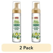(2 pack) African Pride Olive Miracle Mousse, Foaming 8.5 oz., Moisturizing, Curly, Unisex