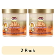2 pack African Pride Shea Butter Miracle Leave-in Conditioner, 15 oz, Curly Hair, Moisturizing