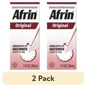 (2 pack) Afrin Original 12 Hour Nasal Congestion Relief Spray - 30 ml
