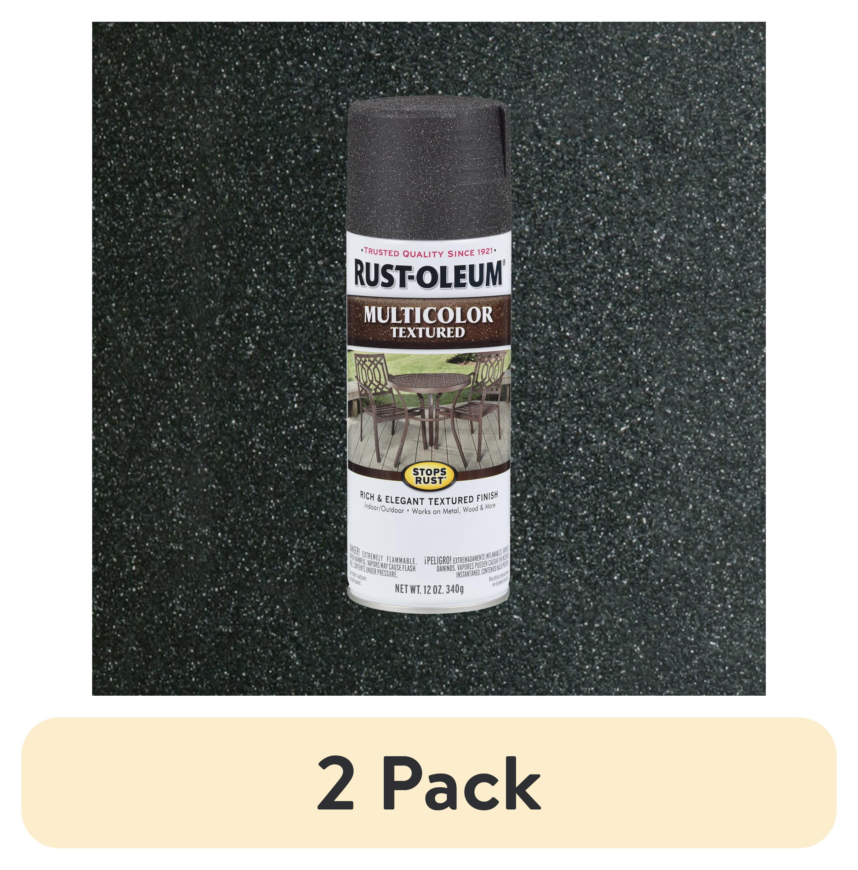 2 pack) Aged Iron, Rust-Oleum Stops Rust Multi-Color Textured
