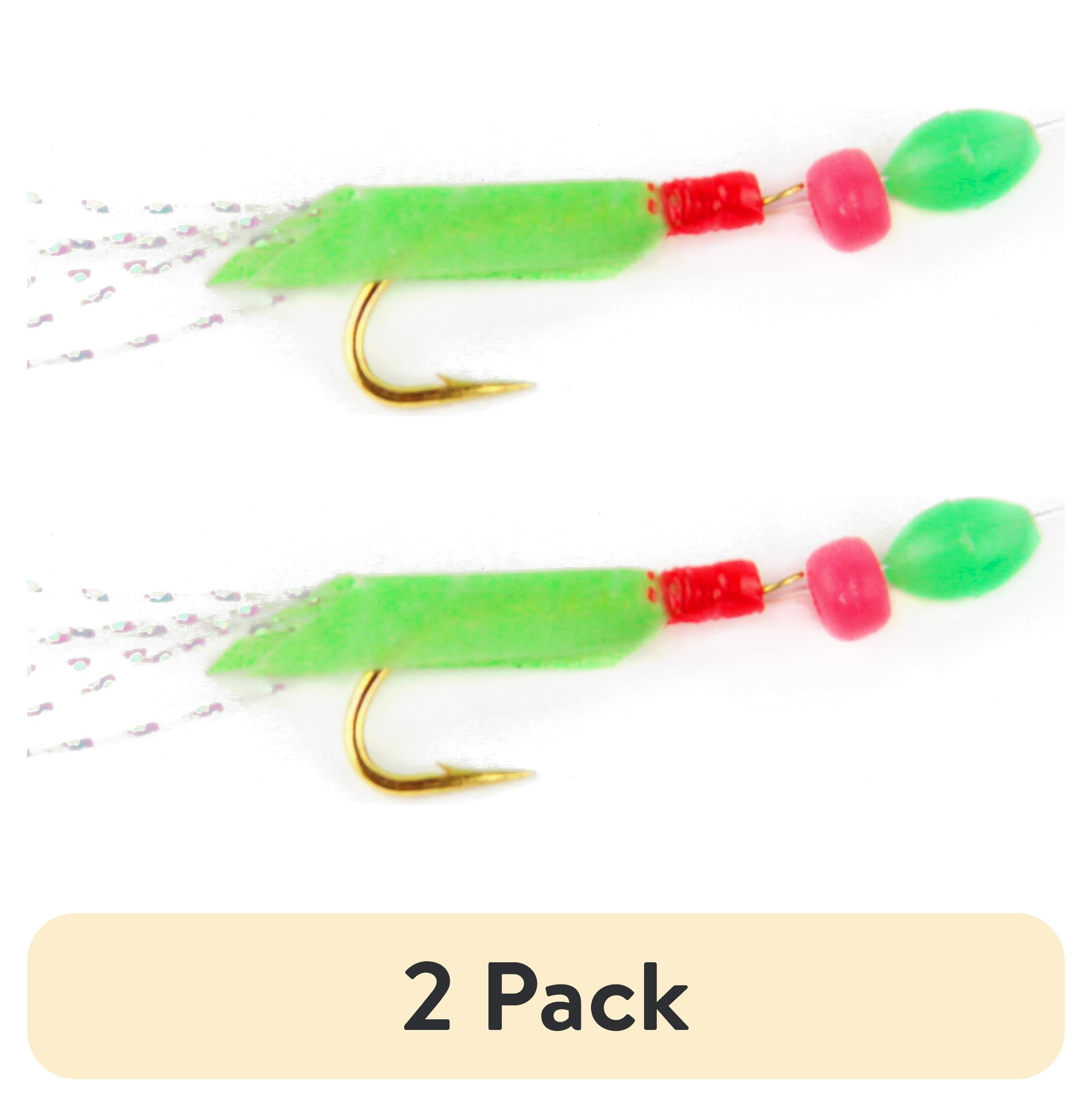 (1 pack) Ahi USA Glow Fish Skin Sabiki Fishing Rig #6