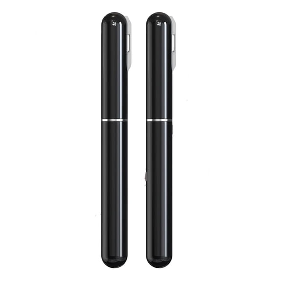 2 pack Air Pressure Wine Bottle Opener - Special Pen Shape Design Corkscrew with Foil Cutter 3-7 Times to Open black