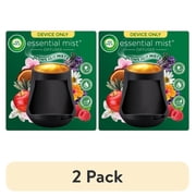 2 pack Air Wick Essential Mist Scented Oil Air Freshener Diffuser Device, Black, 1 Piece