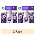 thumbnail image 1 of (2 pack) Air Wick Plug-In Scented Oil Air Freshener Warmer Starter Kit, Lavender and Chamomile, 2 Piece, 1 of 14